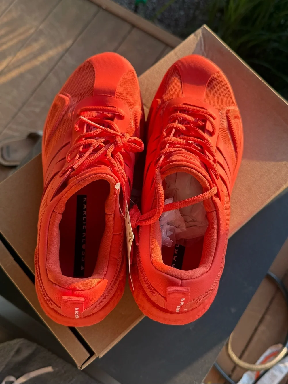 Adidas Karlie Kloss Solarglide Bright Red Athletic Sneakers